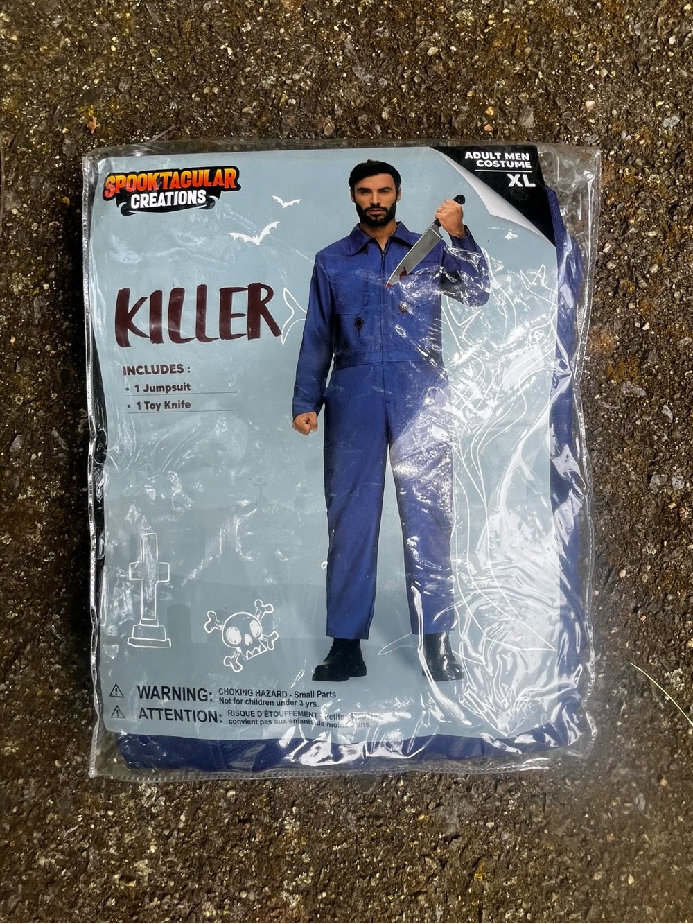 SPOOKTACULAR CREATIONS ‘KILLER’ MENS XL COSPLAY COSTUME LIKE NEW